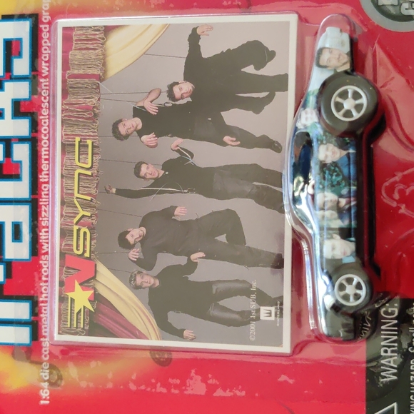 Vintage Retro 2001 - NSync Hot Tracks Diecast Collectable Toy Car - Picture 2 of 8